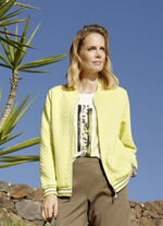 Shirtjacke mit Collegekragen 