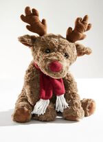 Elch aus weichem Pl&uuml;sch 