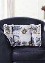 R&uuml;ckenkissen mit Lavendel-Motiv 