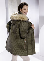 Funktionsjacke mit abnehmbarer Kapuze 