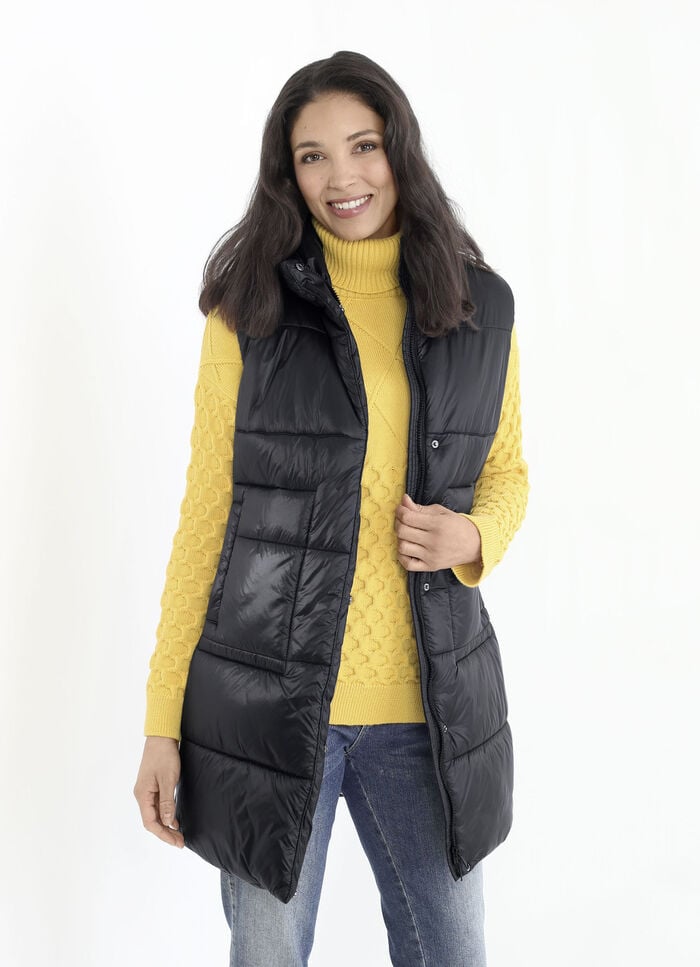 Funktions-Longweste mit 2-Wege-Rei&szlig;verschluss 