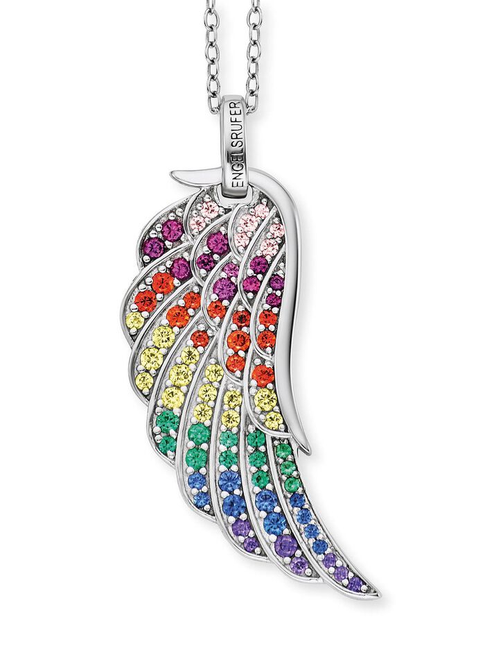 Anh&auml;nger Engelsfl&uuml;gel mit Zirkonia 