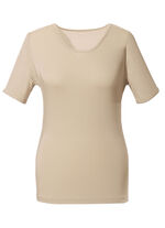 Zweierpack Shirts mit elastischen Abschlüssen 1X BEIGE, 1X SCHWARZ