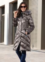 Mantel mit abnehmbarer Kapuze 