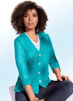 Strickjacke mit nachhaltig recycelter Baumwolle 