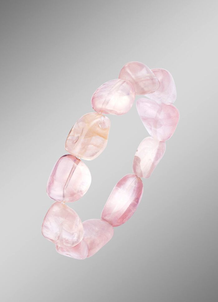 Echt Rosenquarz Armband  