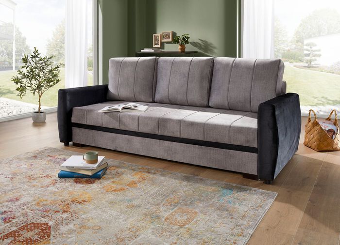 Schlafsofa mit Bettkasten 