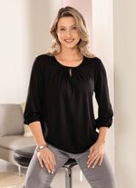 Shirt mit Schlitz in 2 Farben 