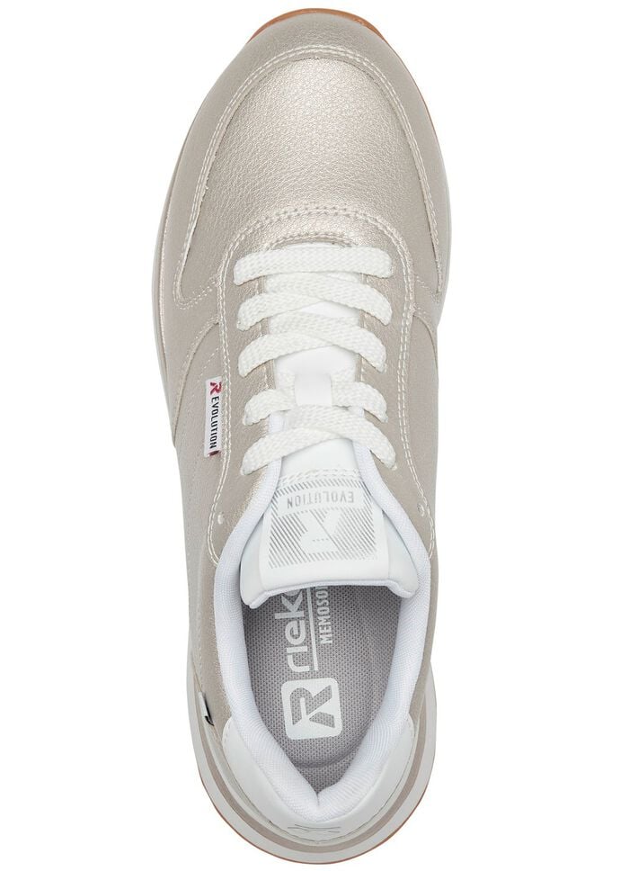 Rieker Sneaker mit MemoSoft-Textilfu&szlig;bett GOLDBEIGE