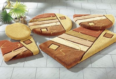 Barfu&szlig;weiche Badgarnitur in harmonischen Farbt&ouml;nen 