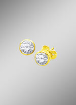 Hochwertiger Single-Ohrstecker mit Brillant 