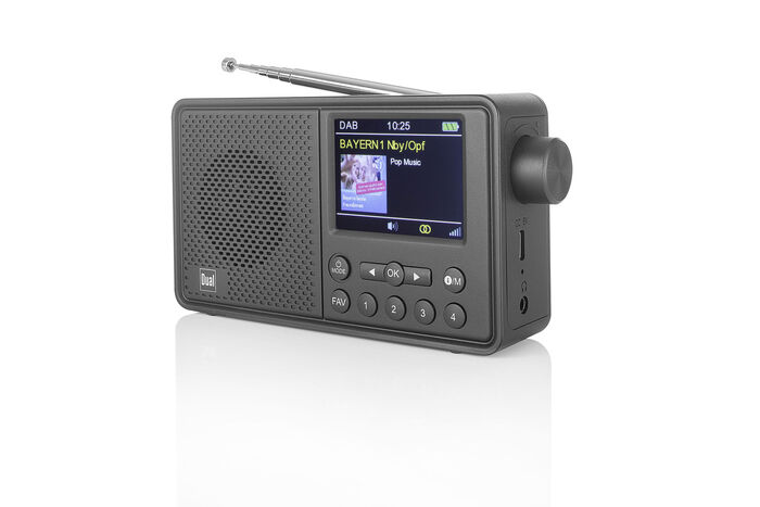 Tragbares DAB+-Radio MCR 120 von Dual 