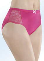 Dreierpack Slips mit Elastikspitze 