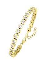 Armband aus Titan mit synth. Zirkonia 