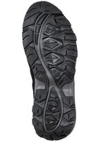 Stiefelette mit gummierten Eins&auml;tzen SCHWARZ