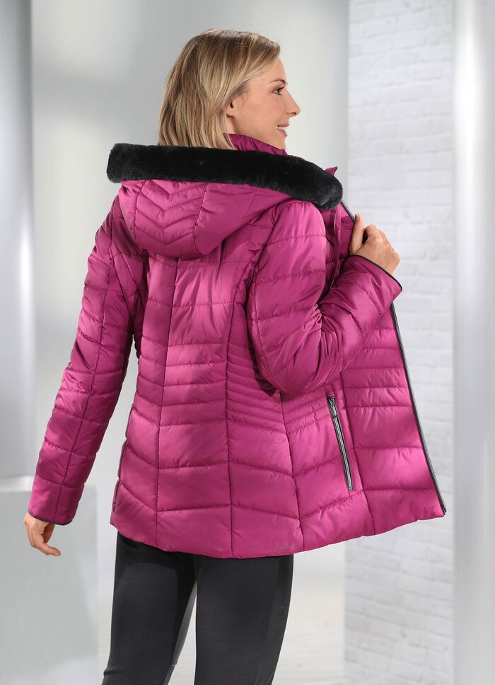 Jacke in 2 Farben MAGENTA