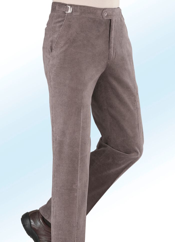 Bundverstellerhose mit Bund&uuml;bertritt in 4 Farben SAND