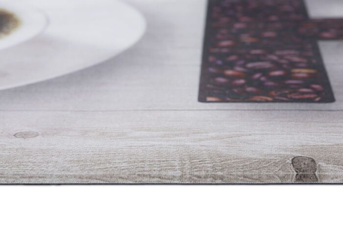 Pflegeleicher und strapazierfähiger Küchenläufer CREME-BRAUN