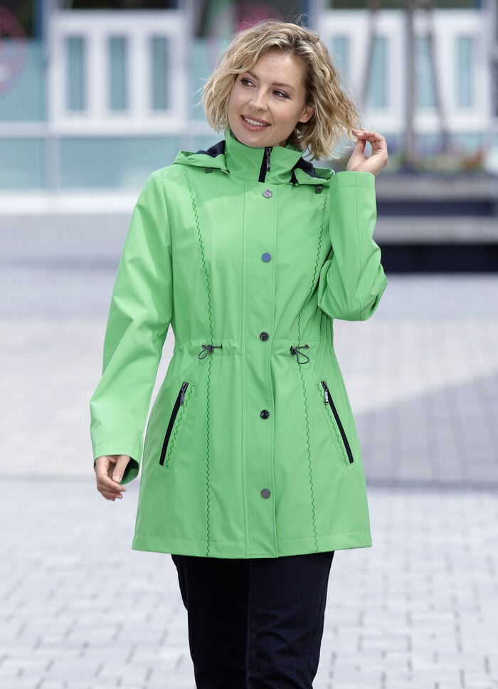 Jacke mit umschlagbaren Ärmeln 