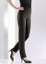 Hose mit figurg&uuml;nstiger Teilungsnaht MOKKABRAUN