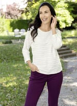 Shirt mit Cloquè-Effekt 