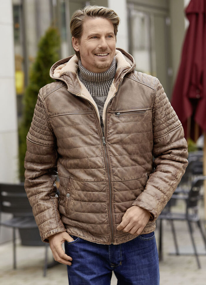 Lederkurzjacke von &bdquo;Cabrini&ldquo; 