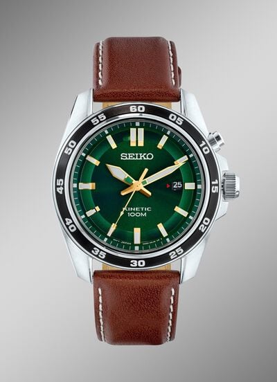 Klassische Kinetic-Quartz-Herrenuhr  