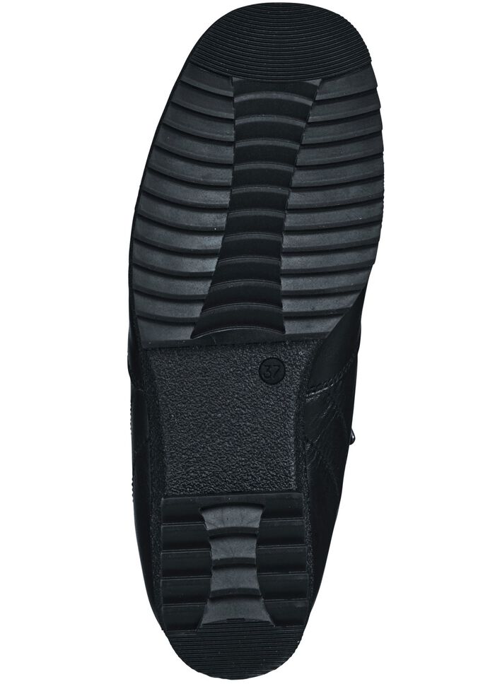 Stiefelette mit zwei seitlichen Rei&szlig;verschl&uuml;ssen SCHWARZ