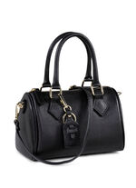 Laurina Tasche mit abnehmbarem Schmuck-Anh&auml;nger SCHWARZ