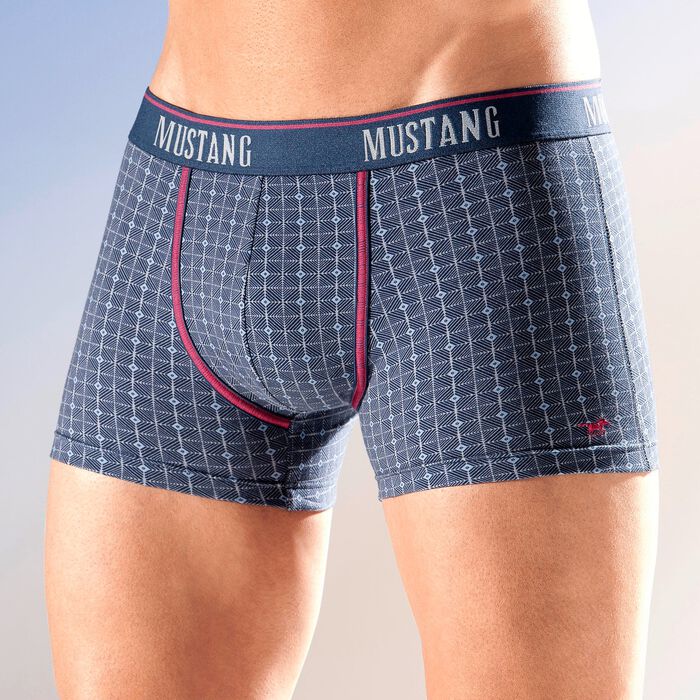 Mustang, Dreierpack Pants, kariert 