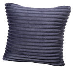 Weicher Cord-Kissenbezug DUNKELBLAU