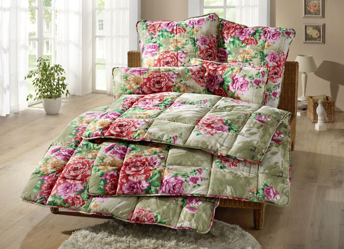 Bettwaren-Set, 2-teilig, f&uuml;r samtweiche Tr&auml;ume ohne Bettw&auml;sche GR&Uuml;N