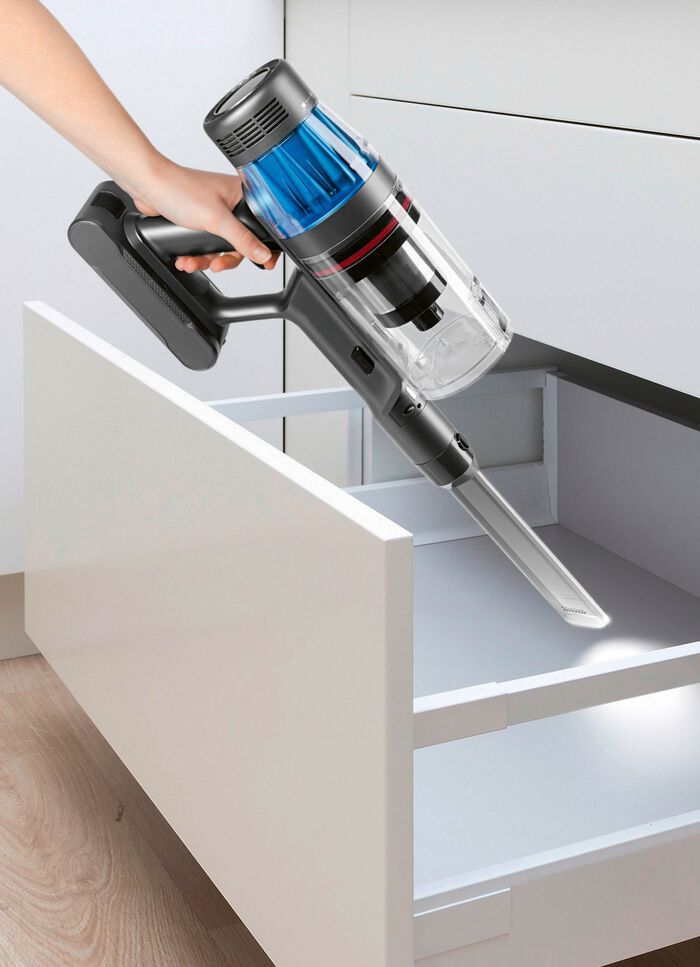 Akku-Zyklon-Handstaubsauger mit kraftvollem 500-Watt-Motor 