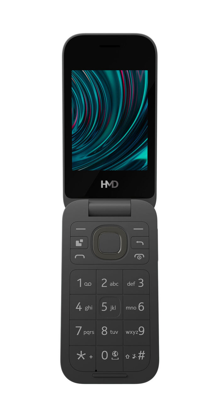 Großtasten-Klapphandy GRAU