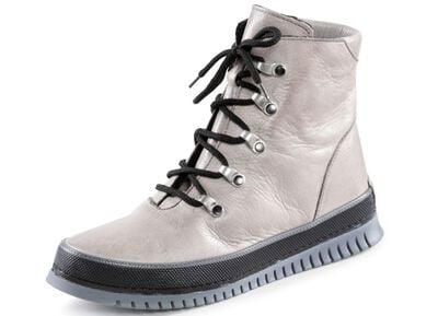 Gemini Schn&uuml;r-Bootie aus weichem Rind-Nappaleder 