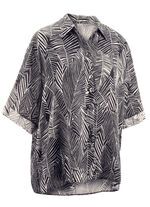 Laurina Bluse mit kurzen Ärmeln 