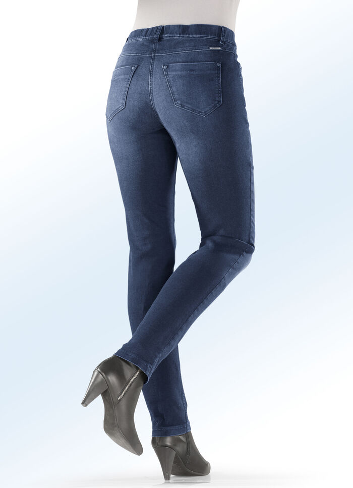 Magic-Jeans mit hohem Stretchanteil JEANSBLAU