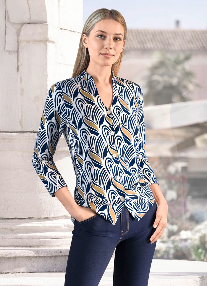 Sch&ouml;n dessinierte Shirtbluse 