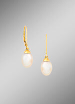 Zeitlose Ohrh&auml;nger mit S&uuml;&szlig;wasser-Zuchtperlen 