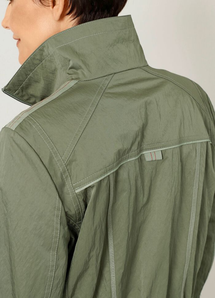 Jacke mit Rei&szlig;verschlusstaschen 