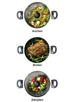 Topf-Set aus Aluminium, 6-teilig 