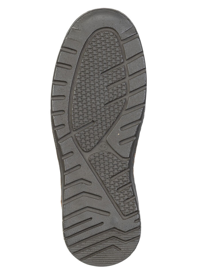 GINO GALANTE, komfortable Herren-Slipper, Weite H, mit herausnehmbarem Fußbett KASTANIE