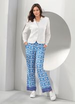 Blusenblazer mit Schulterpolstern 