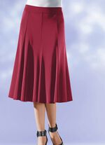 8-Bahnenrock mit glockig schwingendem Saum 