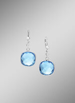 Eleganz, die sich bewegt: Ohrringe mit beh. Quarz 