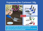 Ergonomisches Garten-Set, 3-teilig 