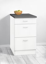 Unterschrank mit 1 Schublade und 2 Ausz&uuml;gen 