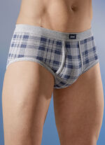 Viererpack Slips aus Feinripp, mit Eingriff 