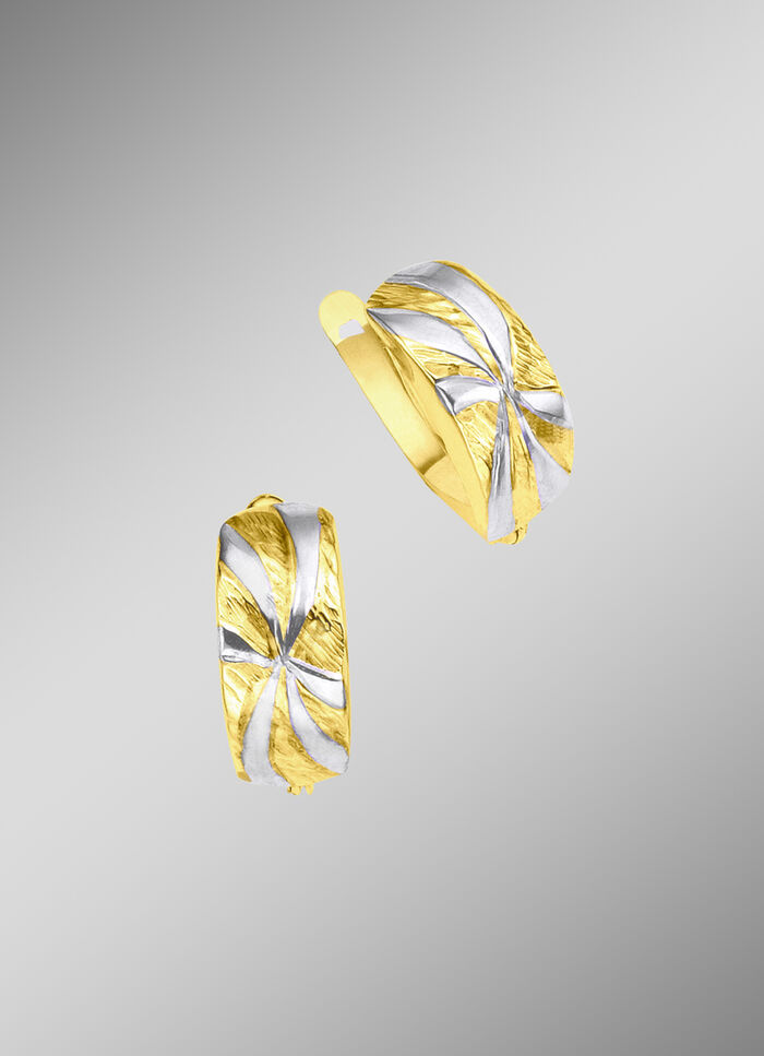 Klappcreolen in Bicolor 