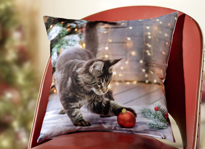 Kissenbezug mit Reißverschluss 